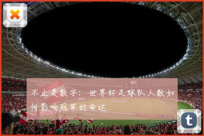 不止是数字：世界杯足球队人数如何影响冠军的命运